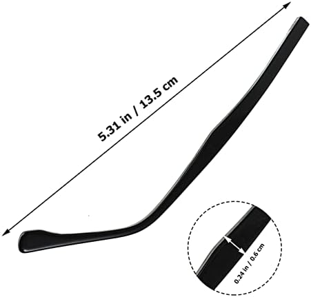 SHINEOFI Metal Glasses Replacement Arms Universal Eyeglass Temples for Spectacles Repair Eyewear Arms Legs Durable Eyeglasses Arm Replacement for Sunglasses and Reading Glasses 5.43In