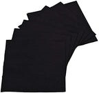 Perfectware 2ply Black Beverage Napkins. 500 Count 2Ply Cocktail Black Napkins. 5 x 5 Black Beverage Napkin.