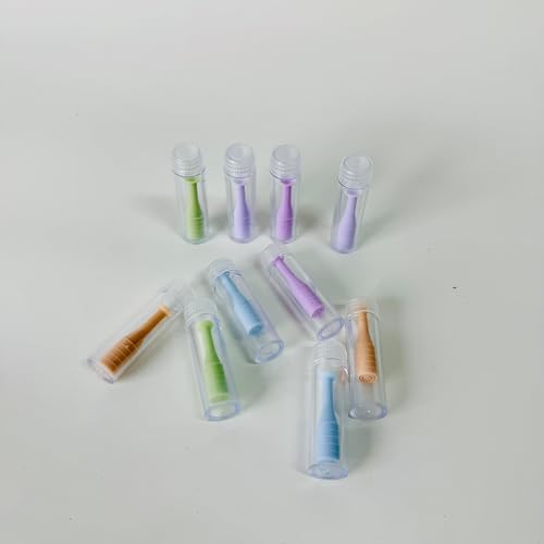 10-Pack Contact Lens Remover Tool, Plunger-Style Soft & Hard Lens Applicator | Gentle Rubber Tip Remover for Easy, Sanitary Daily Use, Helps with Hygienic Insertion and Removal of Soft Contact Lenses