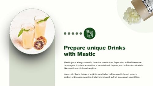 Chios Mastiha Tears Gum Greek 100% Natural Mastic Packs From Mastic Growers (20gr Small Tears)