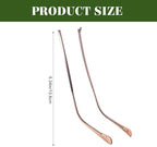FOMIYES Metal Eyeglasses Replacement Arms, Replacement Temple Legs for Glasses Repair, for Eyewear Restoration Easy to Install Durable Non-slip Design Brown Color