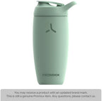 Promixx Pursuit Shaker Bottle Insulated Stainless Steel Water Bottle and shaker Cup, 18oz, Seagrass Green