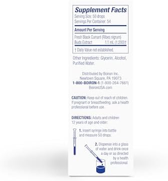 Boiron Black Currant/Ribus Nigrum Herbal Supplement - 2 oz