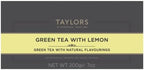 Taylors of Harrogate Green Tea with Lemon, Individually Wrapped Bags, 100 Count (Pack of 1), Citrussy, Mellow and Light, Caffeinated, Enjoy Hot or Iced, 100 Teabags