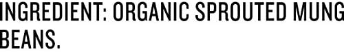 TruRoots Organic Sprouted Mung Beans, Certified USDA Organic, Non-GMO Project Verified, 10 Ounces (Pack of 6)