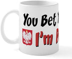CafePress You Bet Your Dupa I'm Polish Mug 11 oz (325 ml) Ceramic Coffee Mug