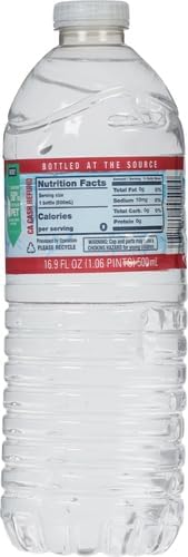 Crystal Geyser Natural Alpine Spring Water, Drinking Water Bottled at the Source, 16.9oz Bottles, 24-Pack