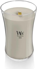 WoodWick Large Hourglass Fireside Candle Premium Soy Blend Wax Crackles as it burns Perfect for Gifting