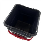5 Gallon Heavy Duty Plastic Material Bucket Tote, Black, Adult