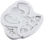Lingzhi Elephant Fondant Silicone Molds for Cake Decoration Cupcake Topper Chocolate Candy Sugar Craft Gum Paste Polymer Clay