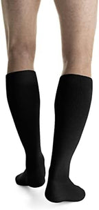 JOBST Activewear 20-30 mmHg Knee High Compression Socks, X-Large Full Calf, Cool Black