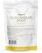 Halo Naturals Organic Elecampane Root Cut & Sifted, 4 Ounces (Inula helenium) USDA Certified | Resealable Pouch| Packaged in The USA