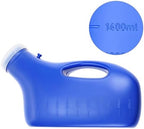 QWORK Urinal Bottles for Men, Male Portable Urine Bottles, 2000Ml Urinal Collector with Lid