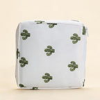 Sanitary Napkin Storage Bag for Purse - Portable Period Bag for Teen Girls & Women - Small Tampon Holder Case & Feminine Product Organizer - Privacy Pouch for Menstrual Supplies(White)