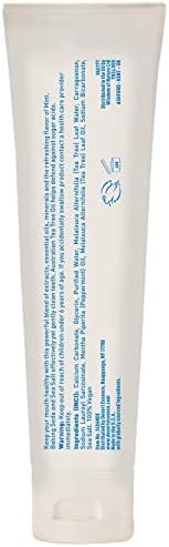 Desert Essence Tea Tree Oil Toothpaste - Mint - 6.25 Oz - Refreshing Taste - Deep Cleans Teeth & Gums - Helps Fight Plaque - Sea Salt - Pure Essential Oil - Baking Soda - Promotes Healthy Mouth