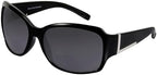 Mass Vision Bifocal Sunglasses 'The Fashionista' Women's Designer Outdoor Reading Glasses with UV400 Protection (2 Pack)
