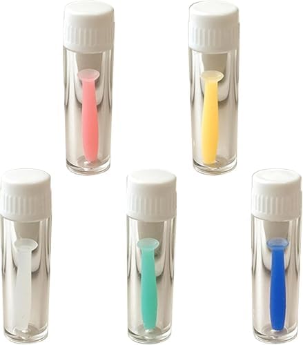 Pink Soft Silicone Contact Lens Tool Plunger Remover for Soft and Hard Lenses Multipurpose Accessory Soft Contact Lens Helper Tool, Convenient Contact Lens Care Hard Contact Lens Care Products