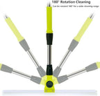 Air Broom as Seen on Tv, with 51 Long Handle Magic Broom Sweeper, Broomie Broom for Smooth Floors,Rugs,Windows