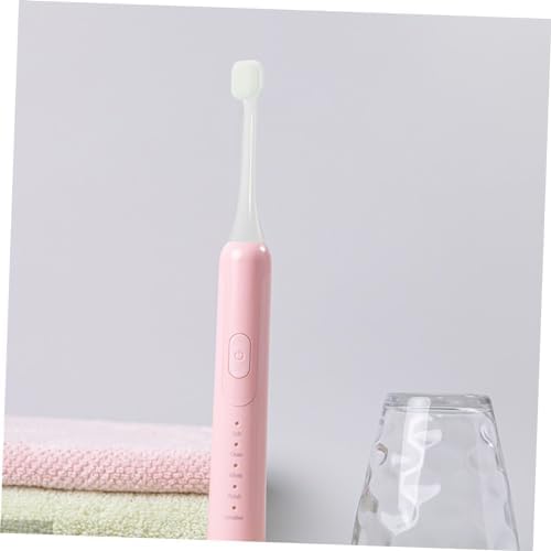 FRCOLOR 5pcs Electric Toothbrush Replacement Heads Soft Bristles for Compatible Snap Handles Toothbrush Parts for Travel