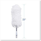 Boardwalk BWKMICRODUSTER 23 in. Washable MicroFeather Duster - White