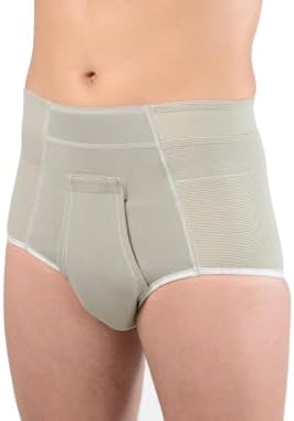 Inguinal Hernia Brief Slip Girdle for Sports - High Cut Ref.316 Size 7 101-105 cm. (inch. 39.5"-41.5")