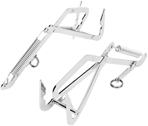 Acouto 2 Pcs Seafood Grabber Stainless Steel Fishing Tools for and Predatory Fish with Ergonomic Design