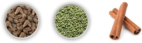 Jalpur Millers Spice Combo Pack - Black Cardamom Pods 50g - Green Cardamom Pods 100g - Cinnamon Quills 100g (3 Pack)