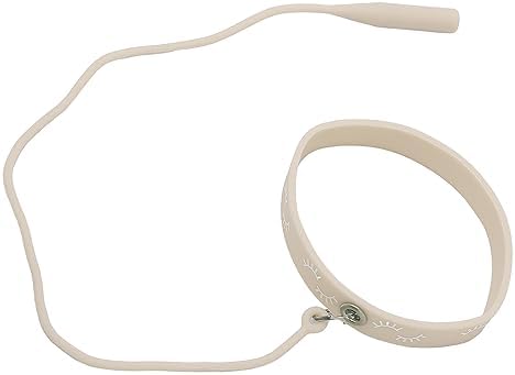 Tweezer Protector Wrist Band, Silicone Soft SkinFriendly Eyelash Extension Tweezer Holder Bracelet Replaceable String for Salon (Pink) (Beige)