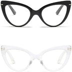 Cat Eye Reading Glasses for Women,Fashion Oversized Ladies Readers(2 Mixed Color,1.50)