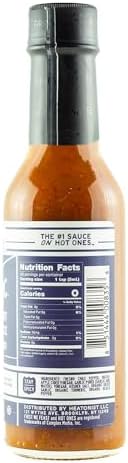 Hot Ones The Classic Garlic Fresno Edition Hot Sauce Made With Natural Ingredients & Bold Flavors From Fresno Chile Peppers & Extra Garlic, 5 fl oz Bottle (3-Pack)