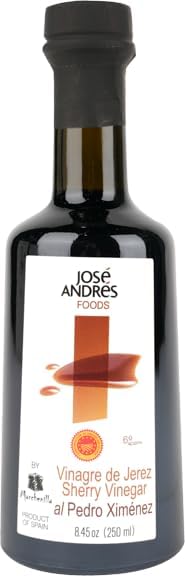 Jose Andres Foods Pedro Ximenez Sherry Vinegar, 8.45 Ounce