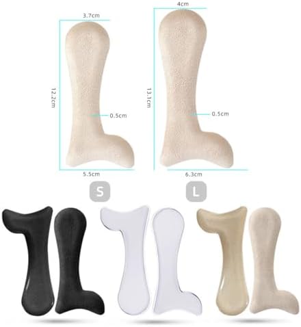 Gel Arch Support Cushions, 3 Pairs Soft Adhesive Arch Pads Arch Support Shoe Inserts, Reusable Foot Arch Supports Gel Arch Inserts Pads for Men Women Flat Feet Plantar Fasciitis Arch Pain Relief (S)