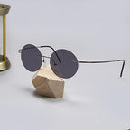 Eyekepper Titanium Rimless Round Reading Glasses Circle Readers For Men