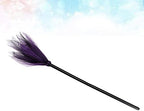 VALICLUD Witch Broom Props for Kids and Toddlers 35.43 Inch Mesh and Plastic Cosplay Broomstick Halloween Costume Accessory for Party and Dress up