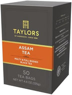 Taylors of Harrogate Assam, Black Tea, Pillow Tea Bags, 50 Count (Pack of 1), Full-bodied, Satisfying & Malty, Caffeinated, Enjoy Hot or Iced, 50 Teabags