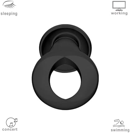 Ear Plugs for Sleeping, 35dB Ear Plugs for Sleeping Noise Cancelling, Reusable Silicone Ear Plugs for Noise Reduction, Sleep, Work, Deep Focus, Hearing Protection, Concert, Swimming and Snoring