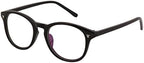 +2.75 Reading Glasses D shape Bifocals with line Gloss Black Spectacles