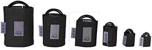 MDF Instruments Latex-Free Adult Replacement Blood Pressure Monitor Cuff - Double Tube - Black (MDF2100450-11)