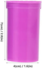 Pill Bottle: 10pcs Plastic Empty Vials Medicine Container Airtight Joint Pill Bottles with Top Caps for Supplements Vitamins,Random Color