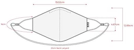 Bloch unisex-child Children's Soft Stretch Reusable Face Mask With Lanyard and Moldable Nose Pad (Pack of 3)