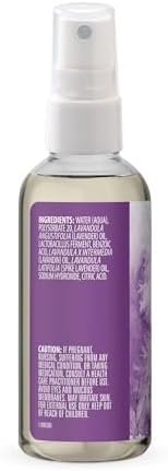 Aura Cacia Relaxing Lavender Aromatherapy Mist, 4-Ounce, Lavender Pure Essential Oils, Sweet & Floral Aroma