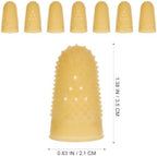 Beaupretty 25Pcs Static Rubber Finger Covers Flexible Durable and Slip Sleeves for Protection Against Stains and Static Electricity