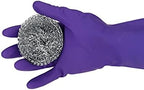 D.RECT Steel Sponge 3x - Dishwashing Sponge - Ideal for Stainless Steel Pot Cleaner, M
