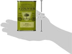 A L'Olivier Olive Oil Infused with Basil, 8.3 Ounce Tin