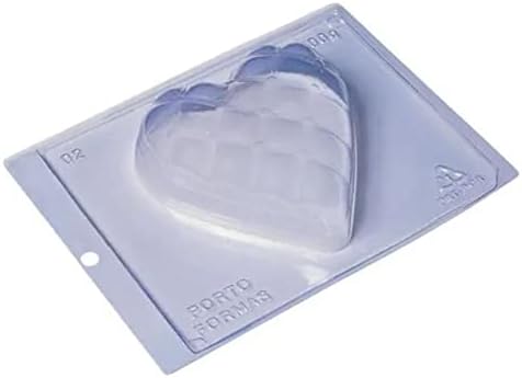 Porto Formas Large Heart Pillow Chocolate Mold (500g Shell)