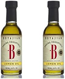 Boyajian Pure Lemon Oil, 3.4 Fluid Ounce (Pack of 2)