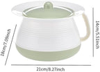 Generic Urinal Night Urines Jug Spittoon Chamber Bucket with Lid Handle Potty Urinal Bottle Hosehold Spittoon for Home Use Female Male, Green