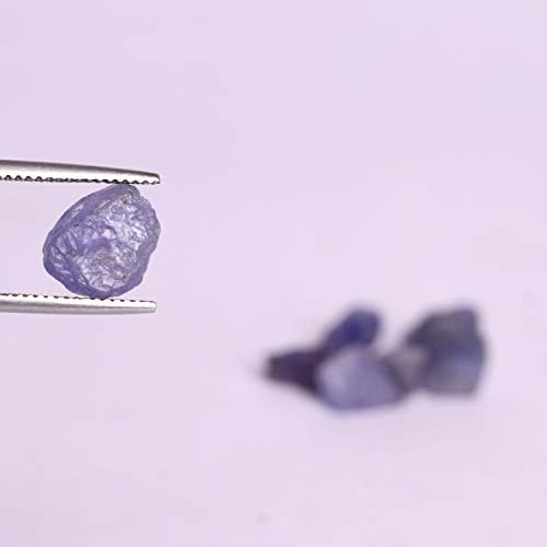 Genuine Pure Natural Tanzanite Rough Stones 21.50 Ct Lot of 7 Pcs Uncut Tanzanite Blue Tanzanite Healing Crystals Loose Gems