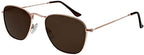 OPULIZE SKY Reading Sunglasses for Women Men,Tinted Lens with UV400 Protection,Scratch Resistant Rectangular frame, Rose Gold +1 (Pack of 1)