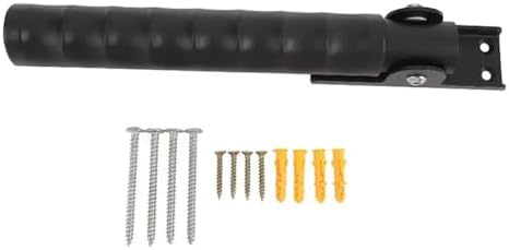 Doorway Flip Up Grab Bar - 9" Auxiliary Support Grip Handle, 300 LBS Weight Capacity Stair Assist Handrail, Anti-Slip Design for Elderly Handicap, Easy Installation Home Safety Aid